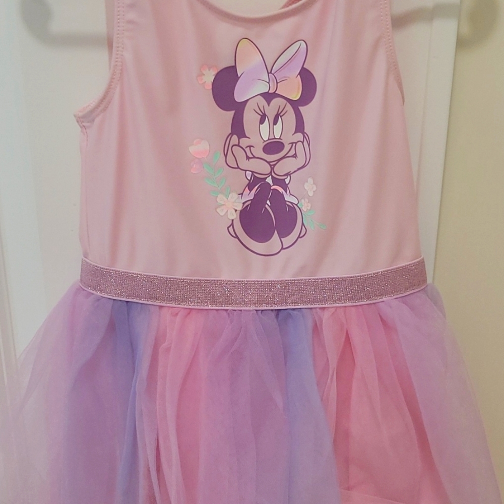 Disney Minnie Tutu Bathing suit pink/purple - Picture 2 of 4